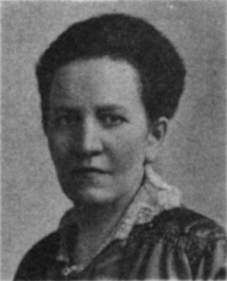 Minna Bollmann (1876–1935), Mitglied der Nationalversammlung 1919, Handbuch der verfassunggebenden deutschen Nationalversammlung, biographische Notizen und Bilder, Weimar/Berlin 1919, S. 297 Minna Bollmann 357x422
